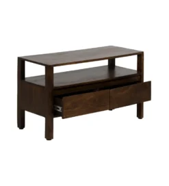 Komoda KURT 97 cm drewno mango ciemny brąz