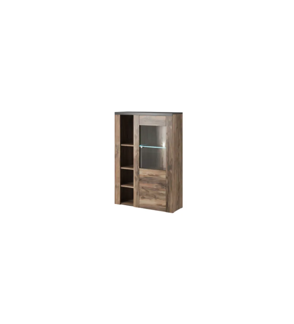 Komoda LARONA 100 Cm O Wybarwieniu Satin Nussbaum z kolorem Touchwood