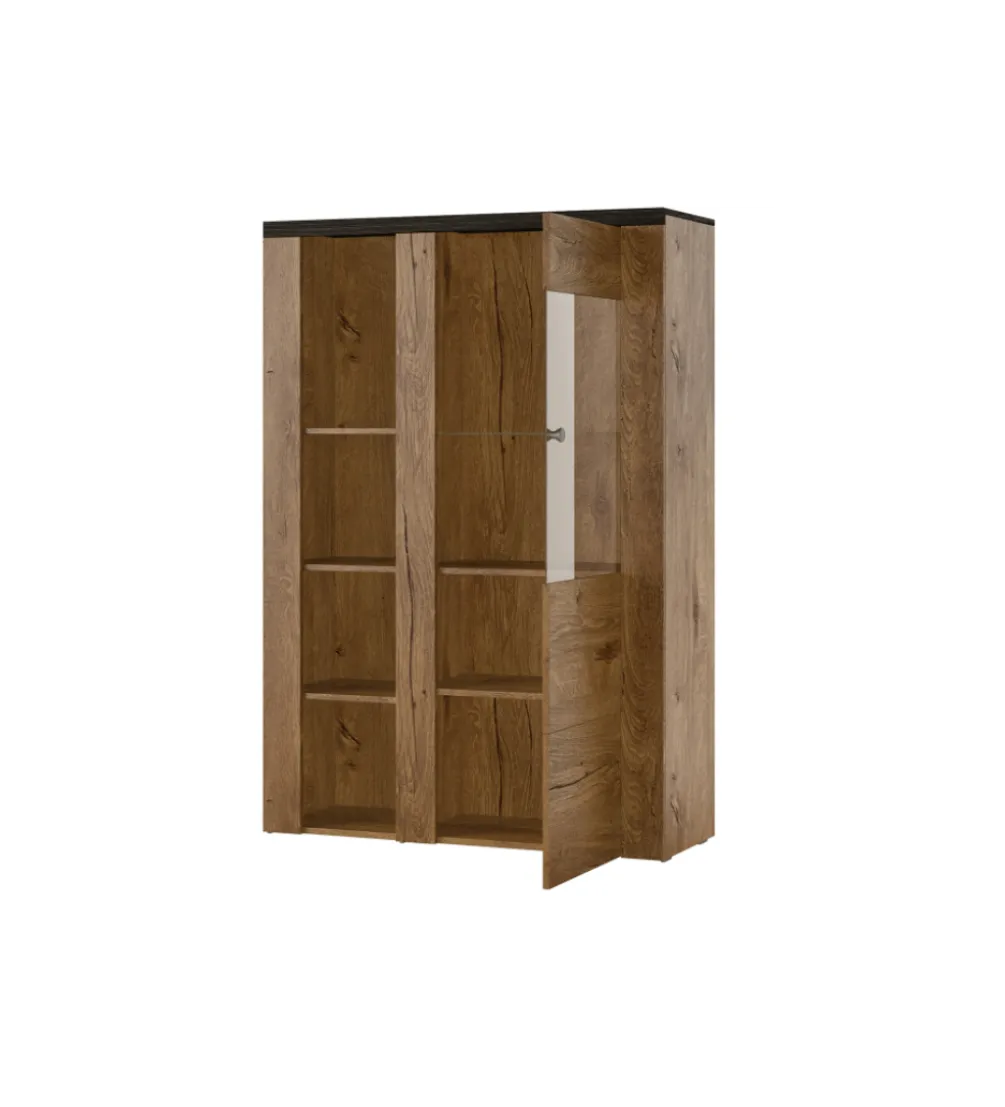 Komoda LARONA 100 Cm O Wybarwieniu Satin Nussbaum z kolorem Touchwood