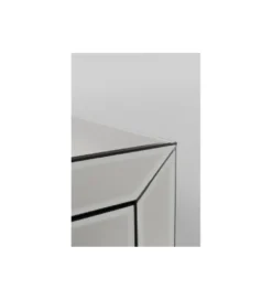 Komoda lustrzana Luxury  140 cm transparentna