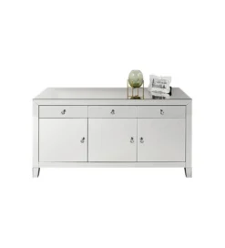 Komoda lustrzana Luxury 140 cm transparentna