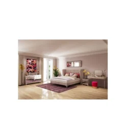 Komoda lustrzana Luxury 140 cm transparentna