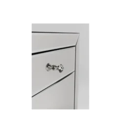 Komoda lustrzana Luxury 140 cm transparentna