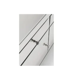 Komoda lustrzana Luxury 140 cm transparentna