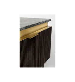 Komoda lustrzana Luxury 88 cm transparentna