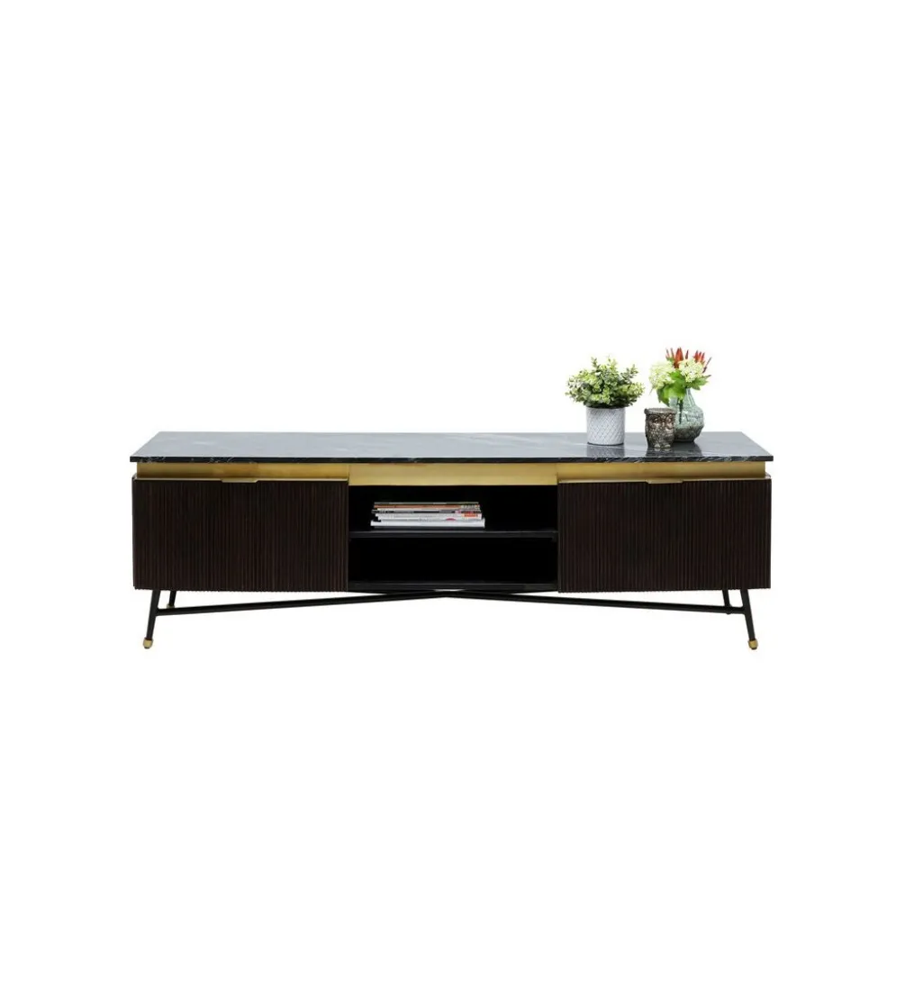 Komoda lustrzana Luxury 88 cm transparentna