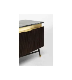Komoda lustrzana Luxury 88 cm transparentna