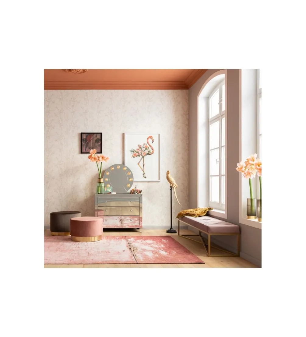 Komoda LUXURY 91 cm transparentna