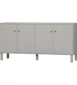 Komoda MADU 160 cm drewno sosna szara