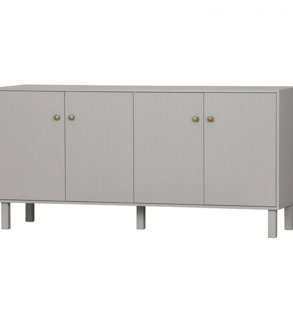 Komoda MADU 160 cm drewno sosna szara