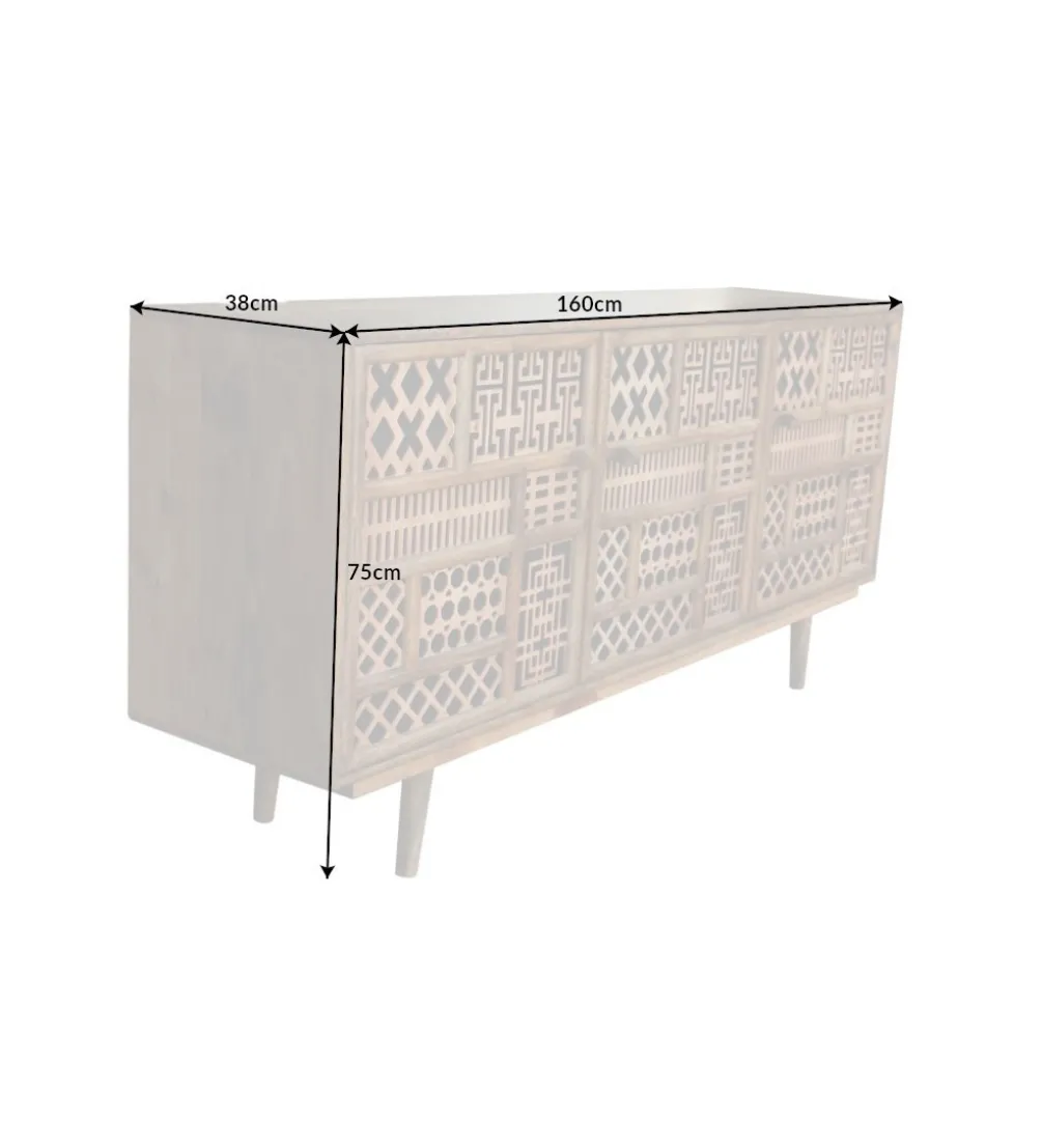 Komoda Markant Marrakesch 160 cm drewno mango
