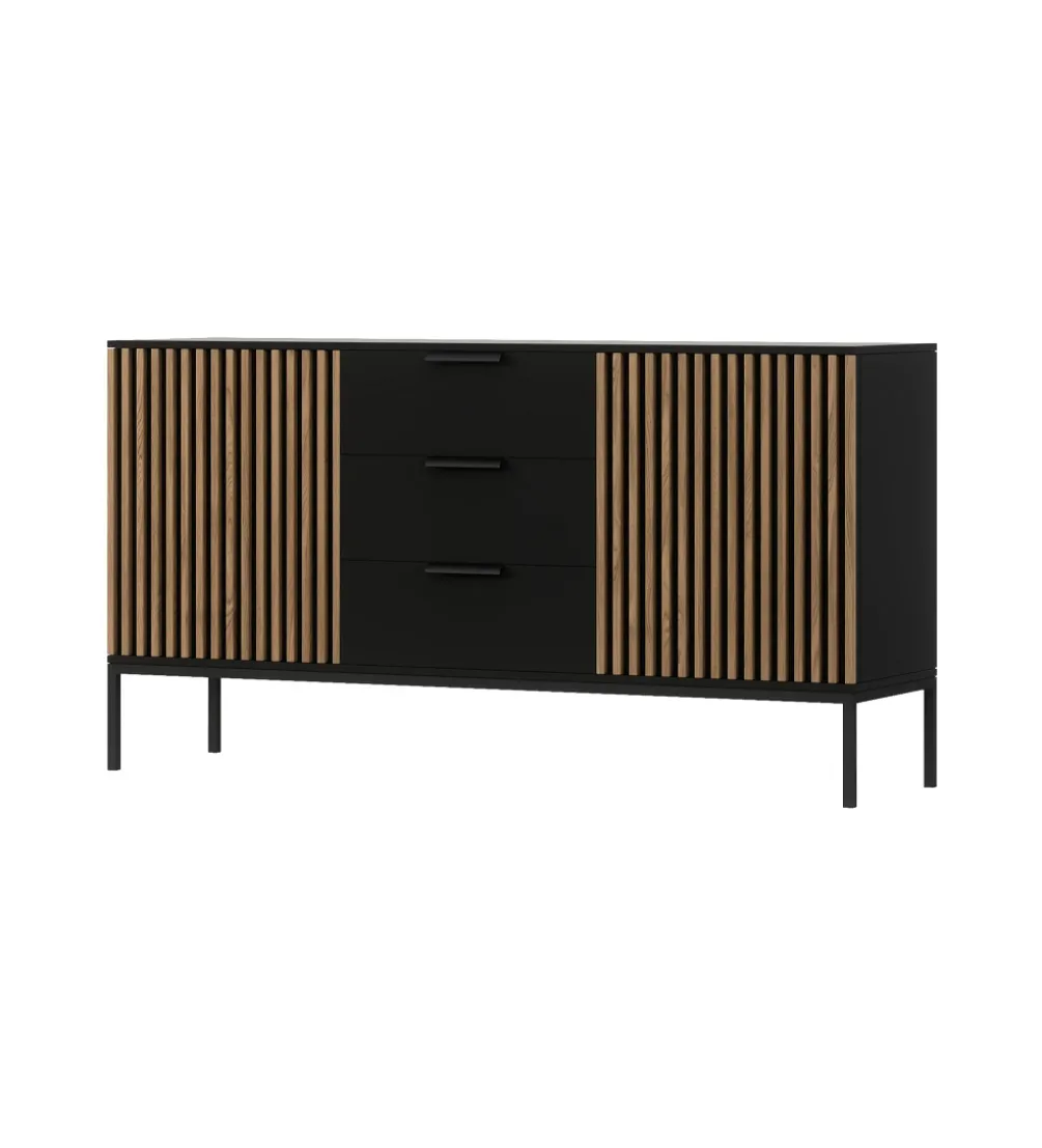 Komoda MEORATI 150 cm w optyce dąb artisan