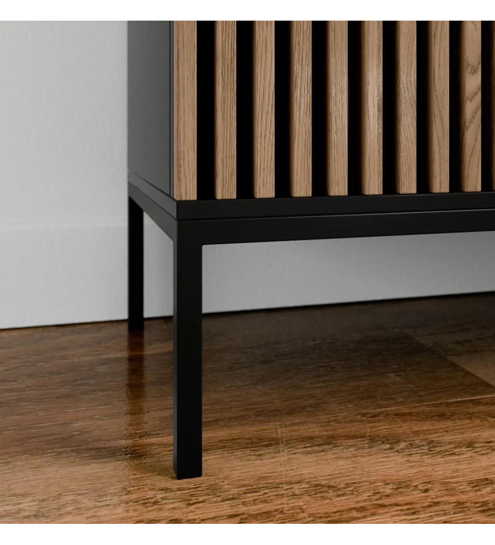 Komoda MEORATI 150 cm w optyce dąb artisan
