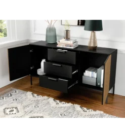 Komoda MEORATI 150 cm w optyce dąb artisan