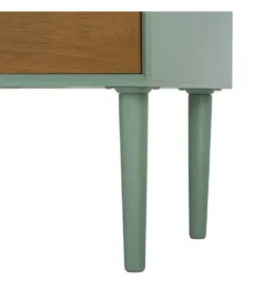 Komoda MESTARONY 75 cm naturalna zielona