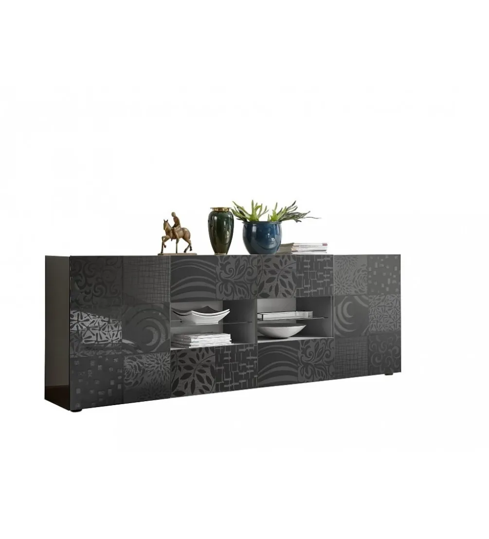 Komoda MIRO 240 cm antracyt