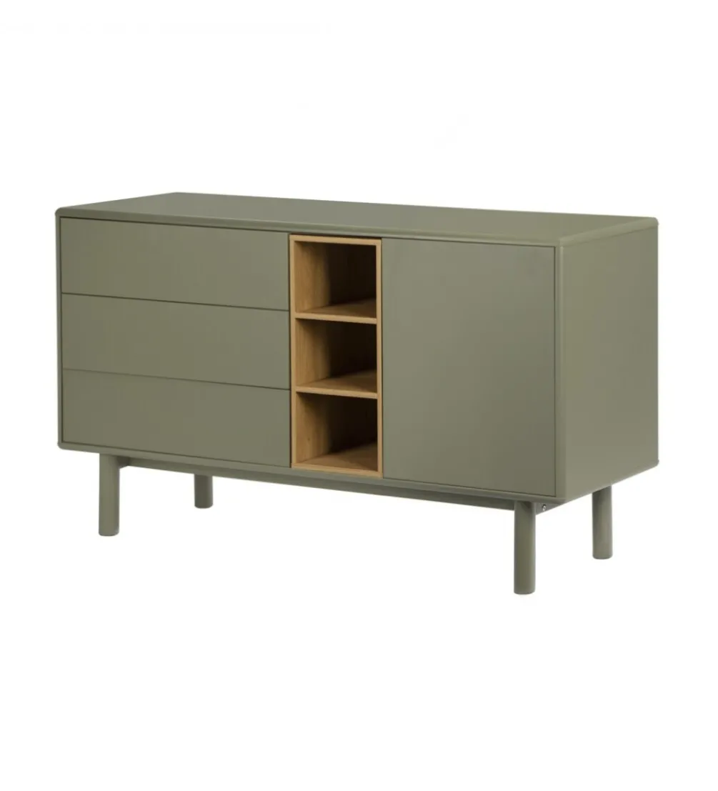 Komoda MOLLARI 140 cm zielona