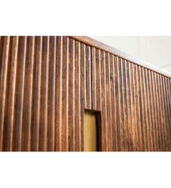 Komoda NAGOJA 160 cm drewno mango brąz