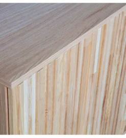 Komoda NEW GRAVURE 200 cm drewno dębu naturalna