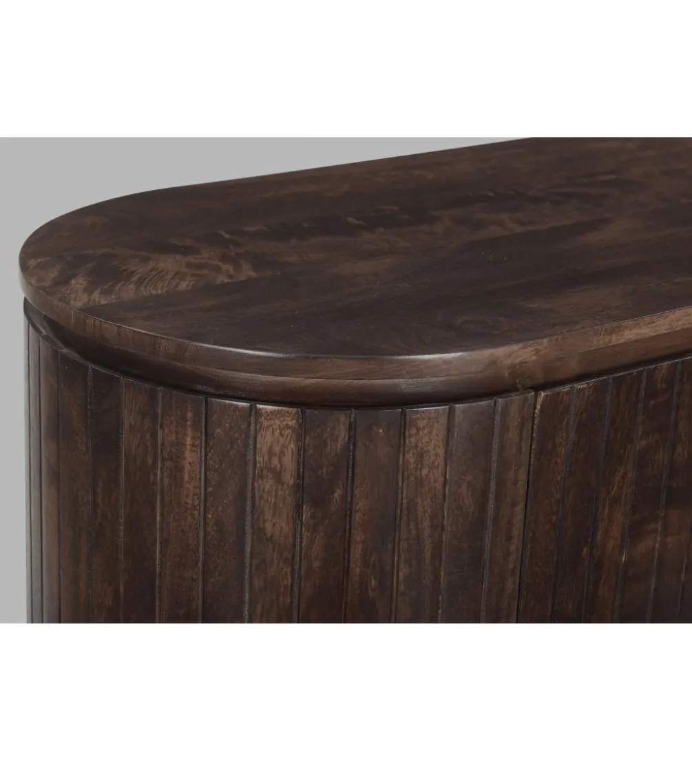Komoda NOORK 170 cm w kolorze orzechowym
