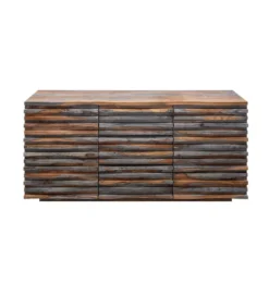 Komoda OMBRA Relief 160 cm drewno sheesham