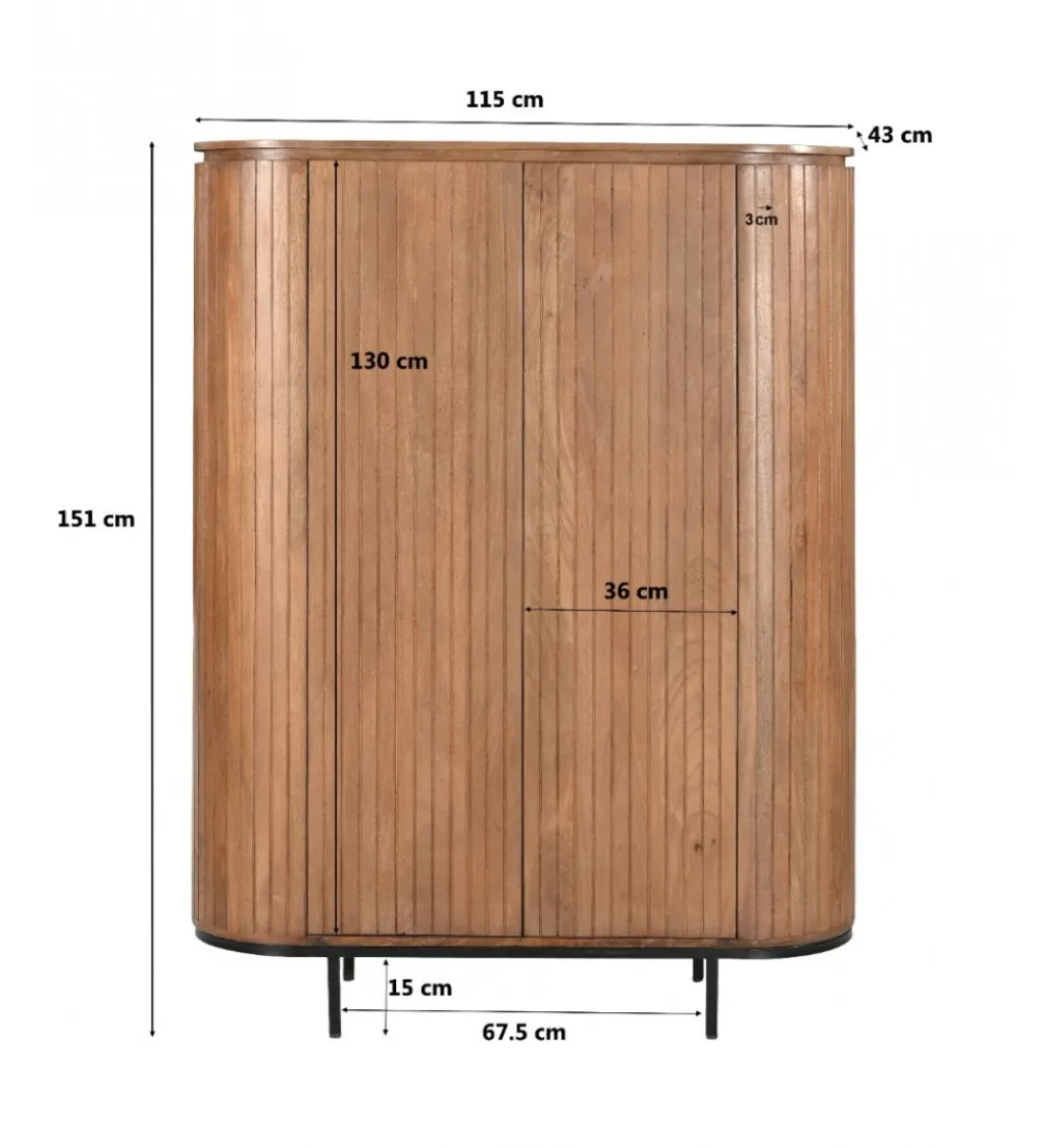 Komoda Oxy 150 cm wielokolorowa