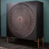 Komoda PEERU Mandala 100 cm drewno mango