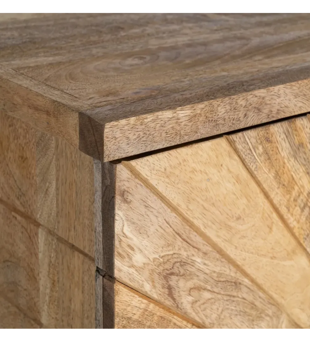 Komoda PESAMIZ 110 cm drewno mango