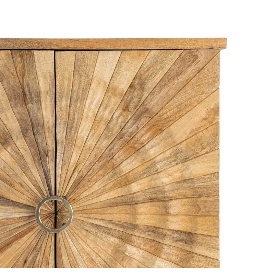 Komoda PESAMIZ 110 cm drewno mango