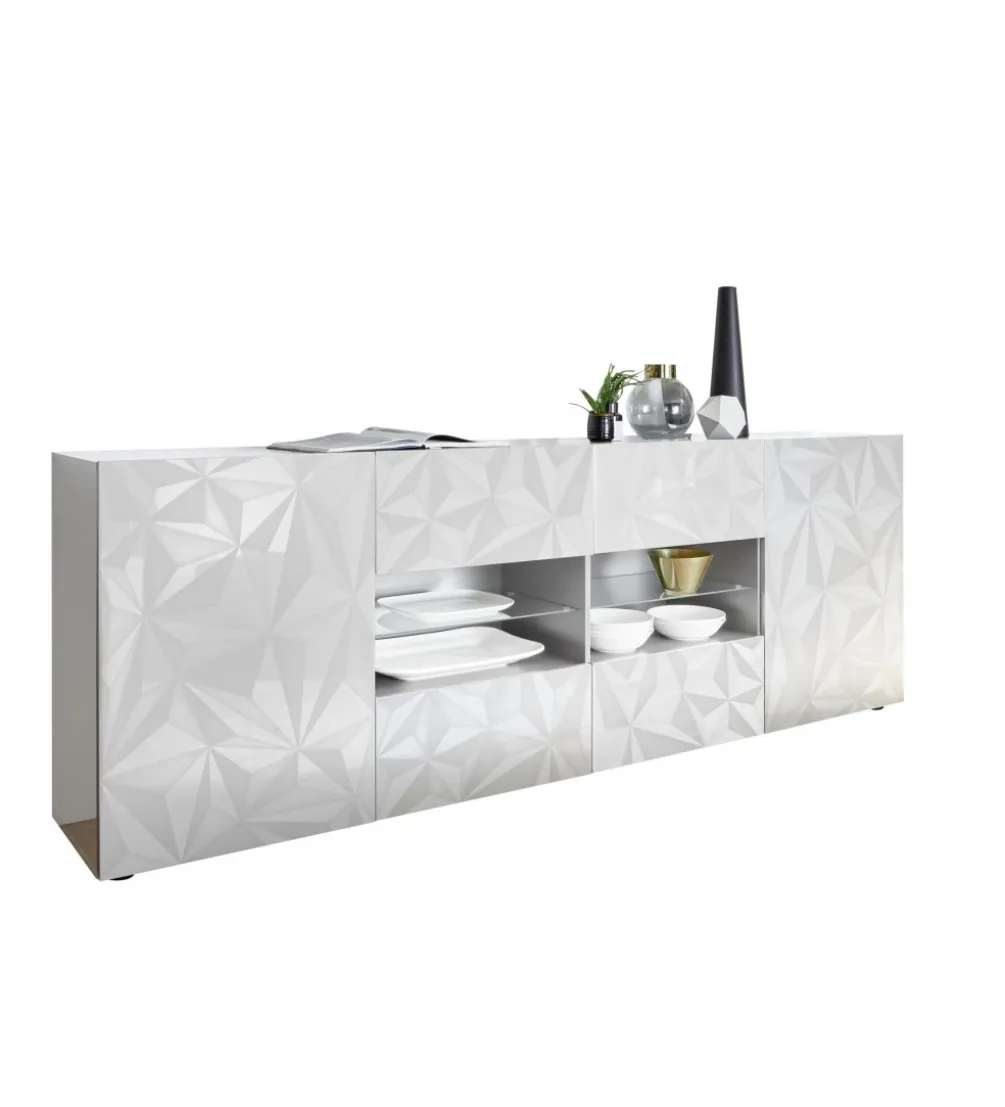 Komoda PRISMA 240 Cm Biała