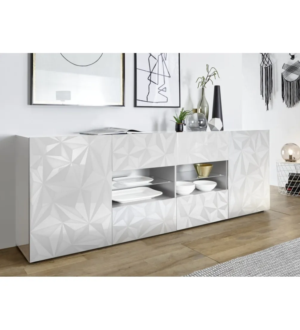 Komoda PRISMA 240 Cm Biała