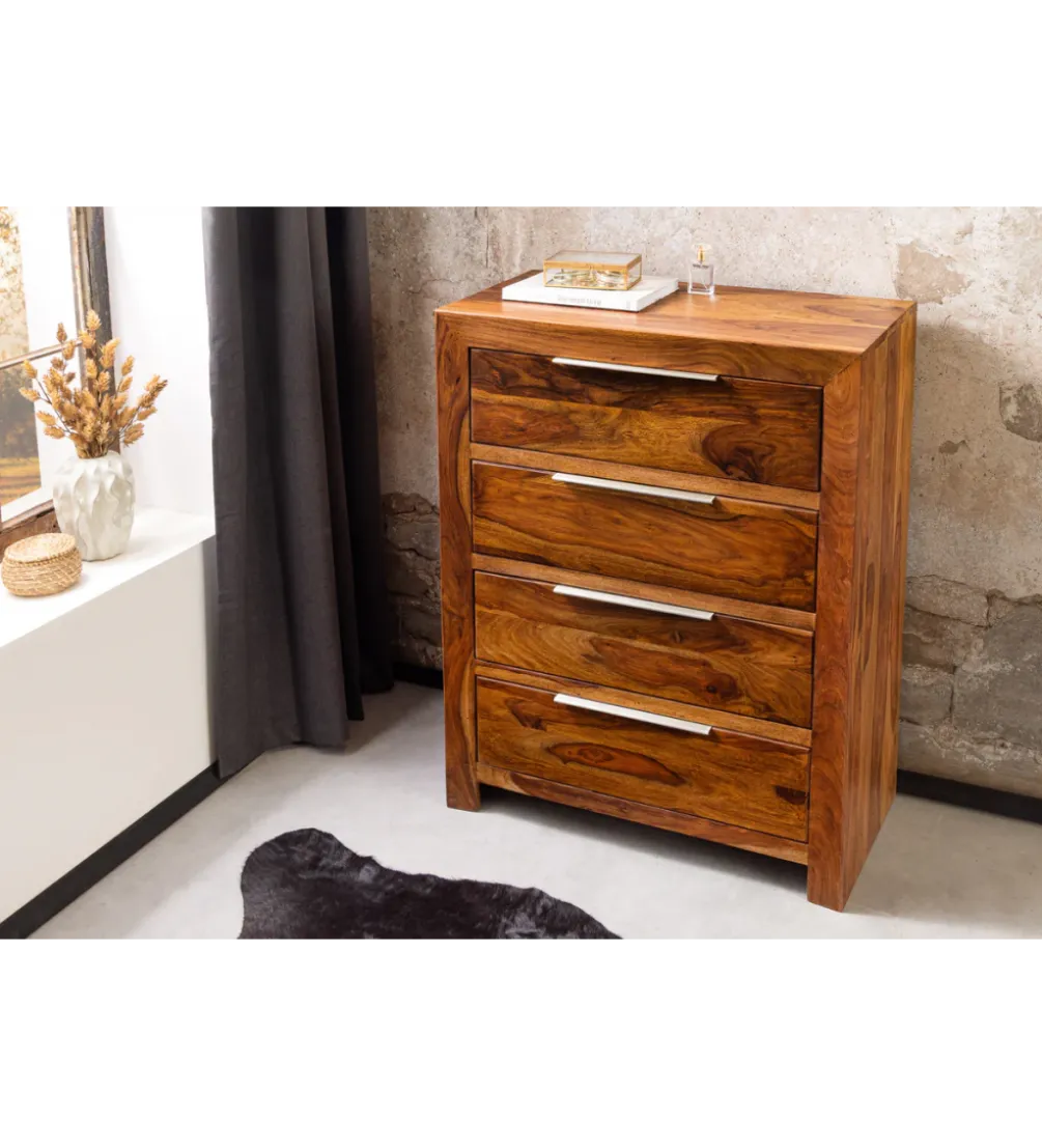 Komoda PURE 100 cm drewno sheesham