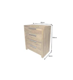 Komoda PURE 100 cm drewno sheesham