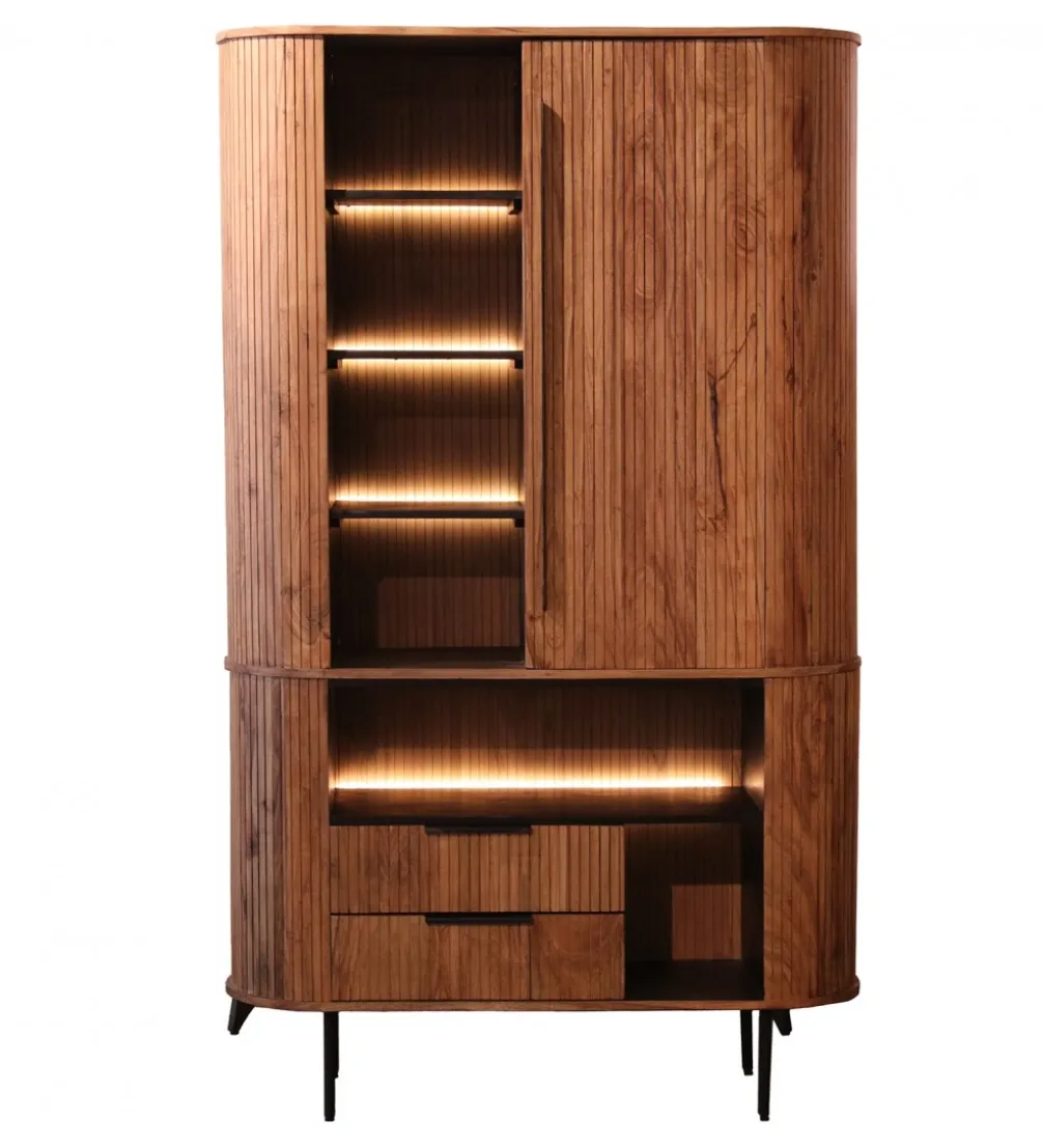 Komoda REGO 118 cm drewno akacja