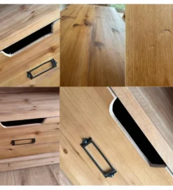 Komoda RETAGIO 148 cm drewno jodła