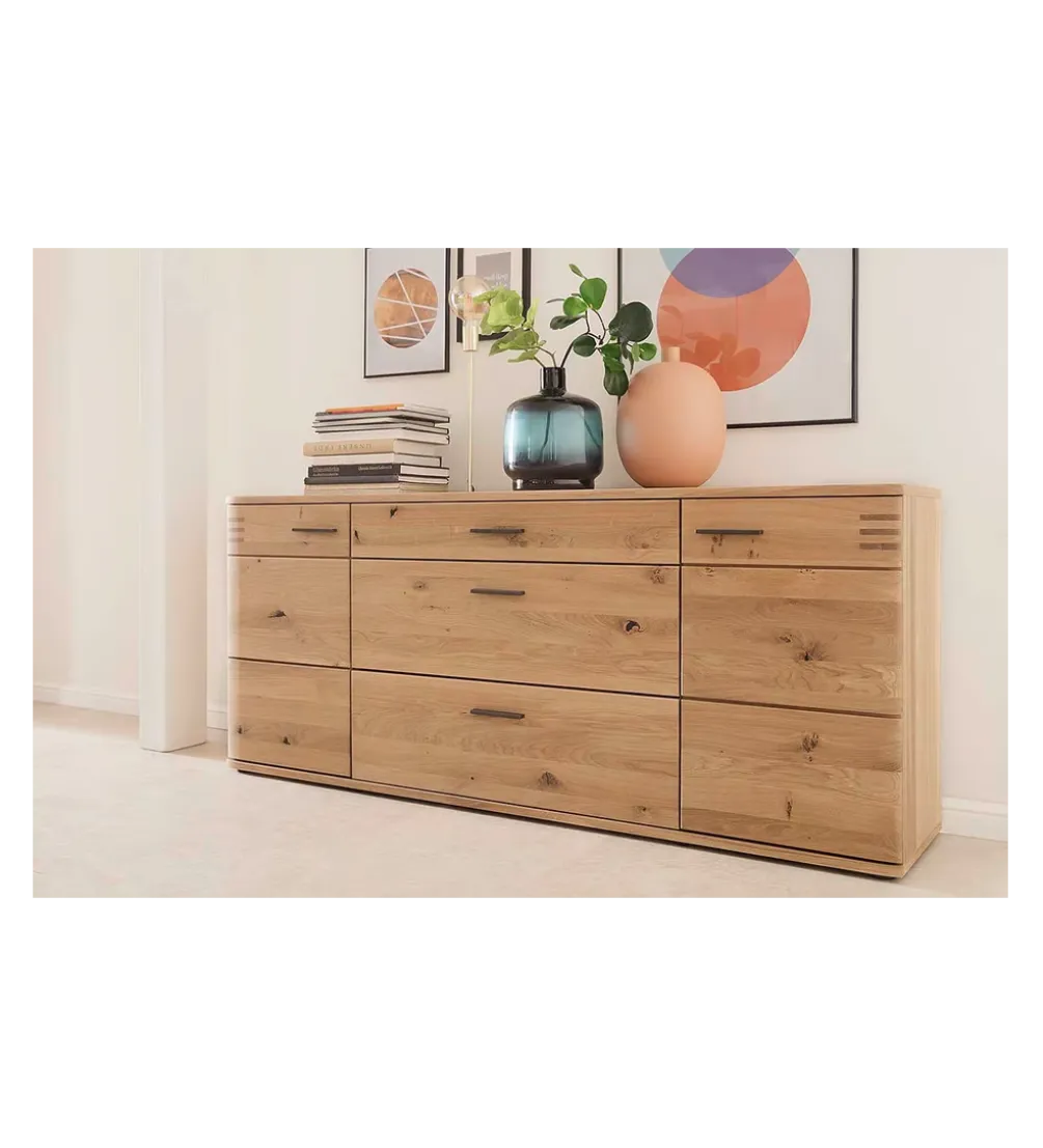 Komoda SALVADOR 180 cm w optyce dębu naturalny