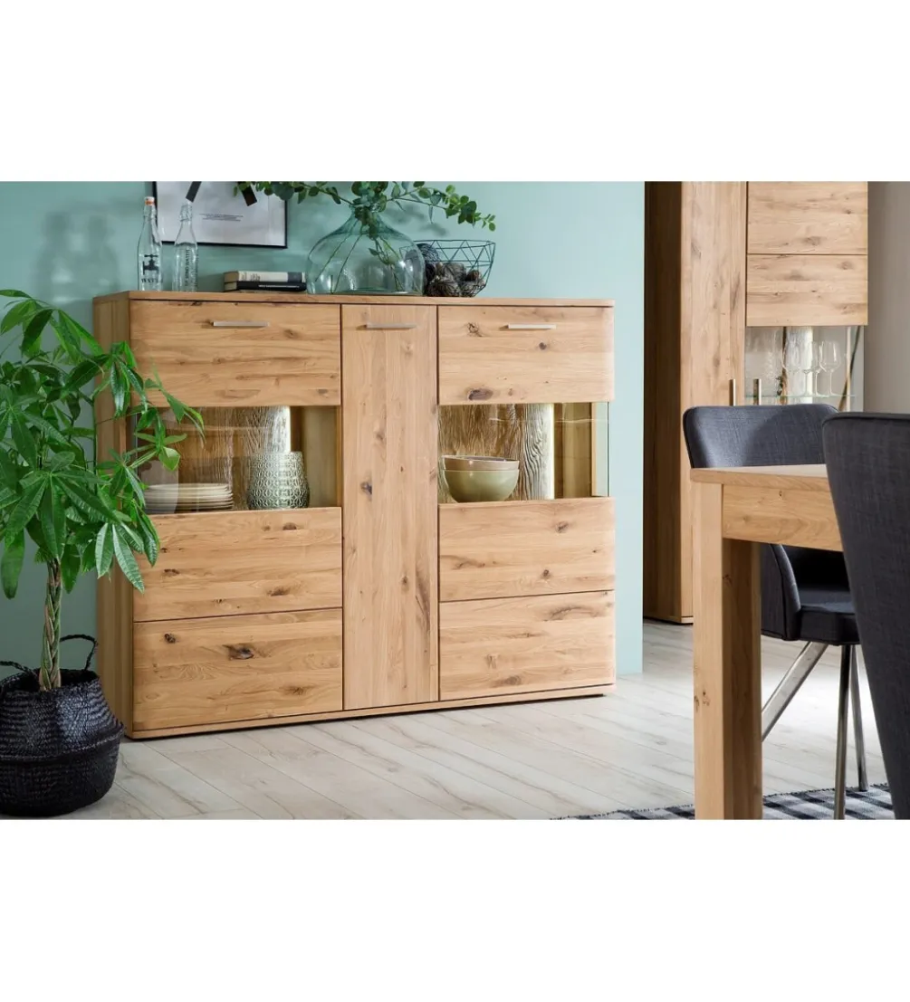 Komoda SANTORI 150 cm dębowa