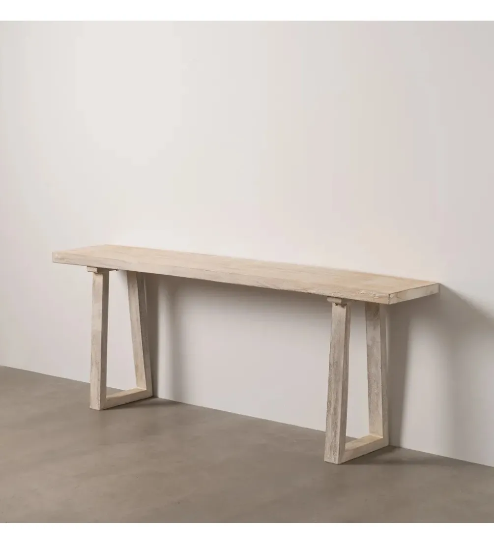 Komoda SARMUTO 210 cm drewno saur bielona