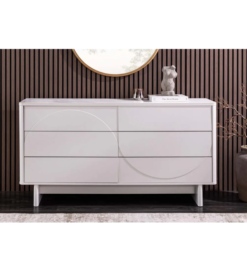 Komoda SAVOY 150 cm biała