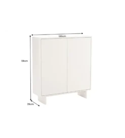 Komoda SAVOY 130 cm biała