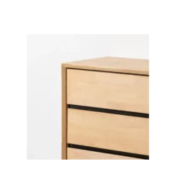 Komoda SINTRA 100 cm drewno kauczuk naturalna