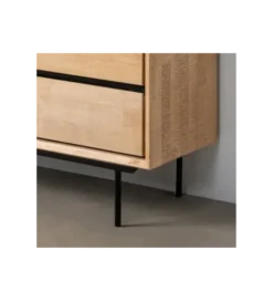 Komoda SINTRA 100 cm drewno kauczuk naturalna