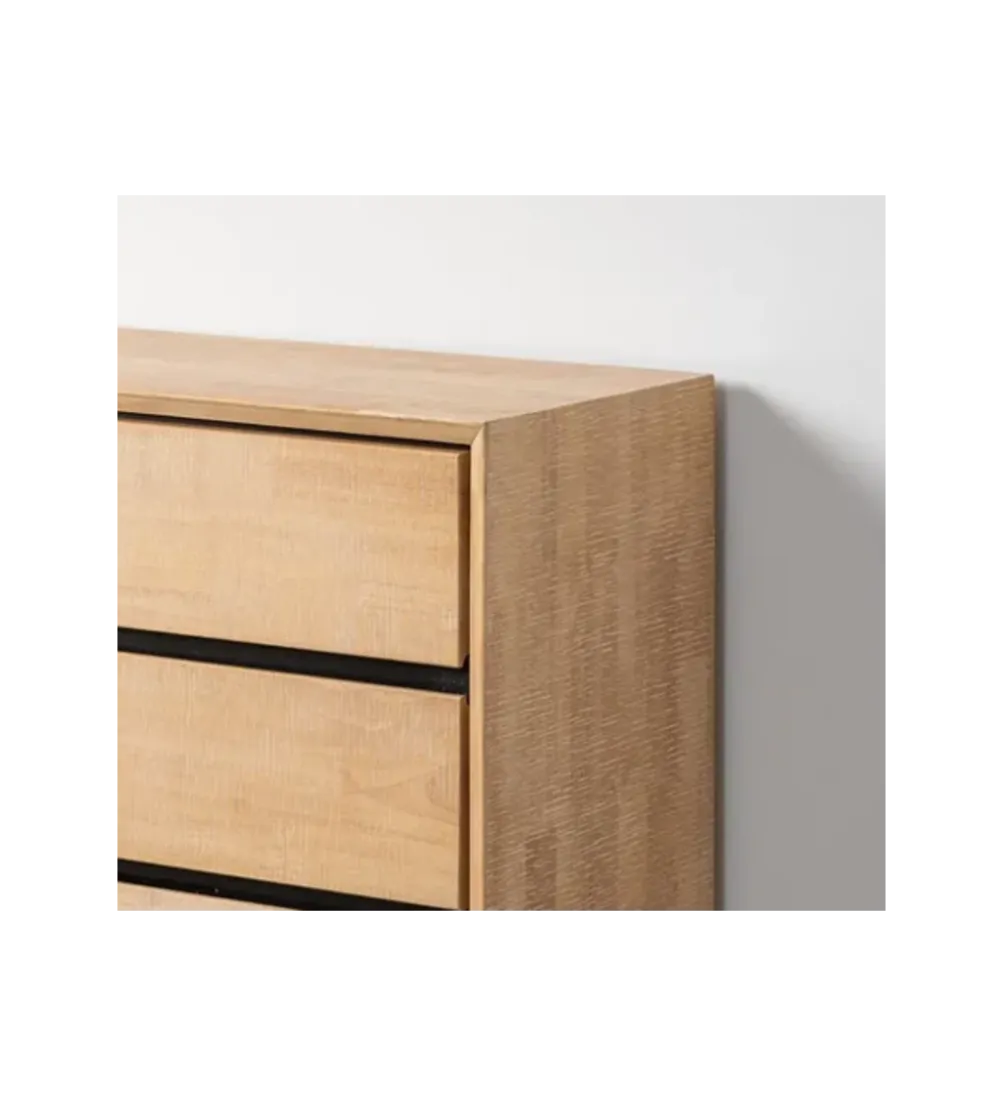 Komoda SINTRA 100 cm drewno kauczuk naturalna