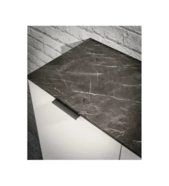 Komoda STONE 120 cm biała