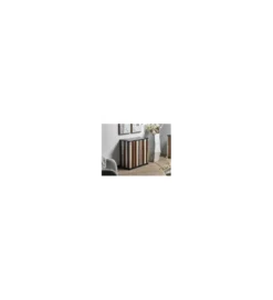 Komoda SZPAT 80 cm drewno akacja wielokolorowa