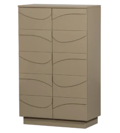 Komoda TEO 116 cm drewno sosny mud