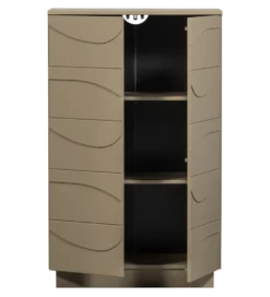 Komoda TEO 116 cm drewno sosny mud