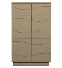 Komoda TEO 116 cm drewno sosny mud