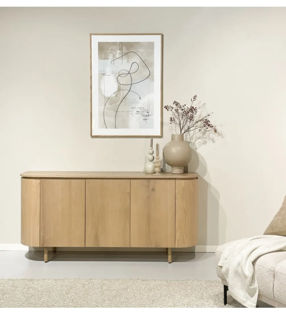 Komoda Tobago 170 cm naturalny
