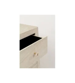 Komoda TRAVERTINO 49 x 110 cm naturalny beżowy